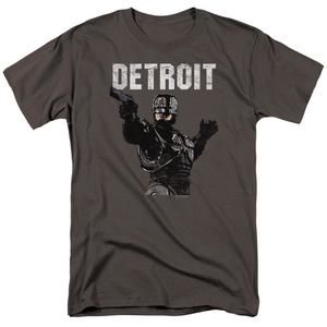 Robocop Detroit Adult 181 T-Shirt Charcoal